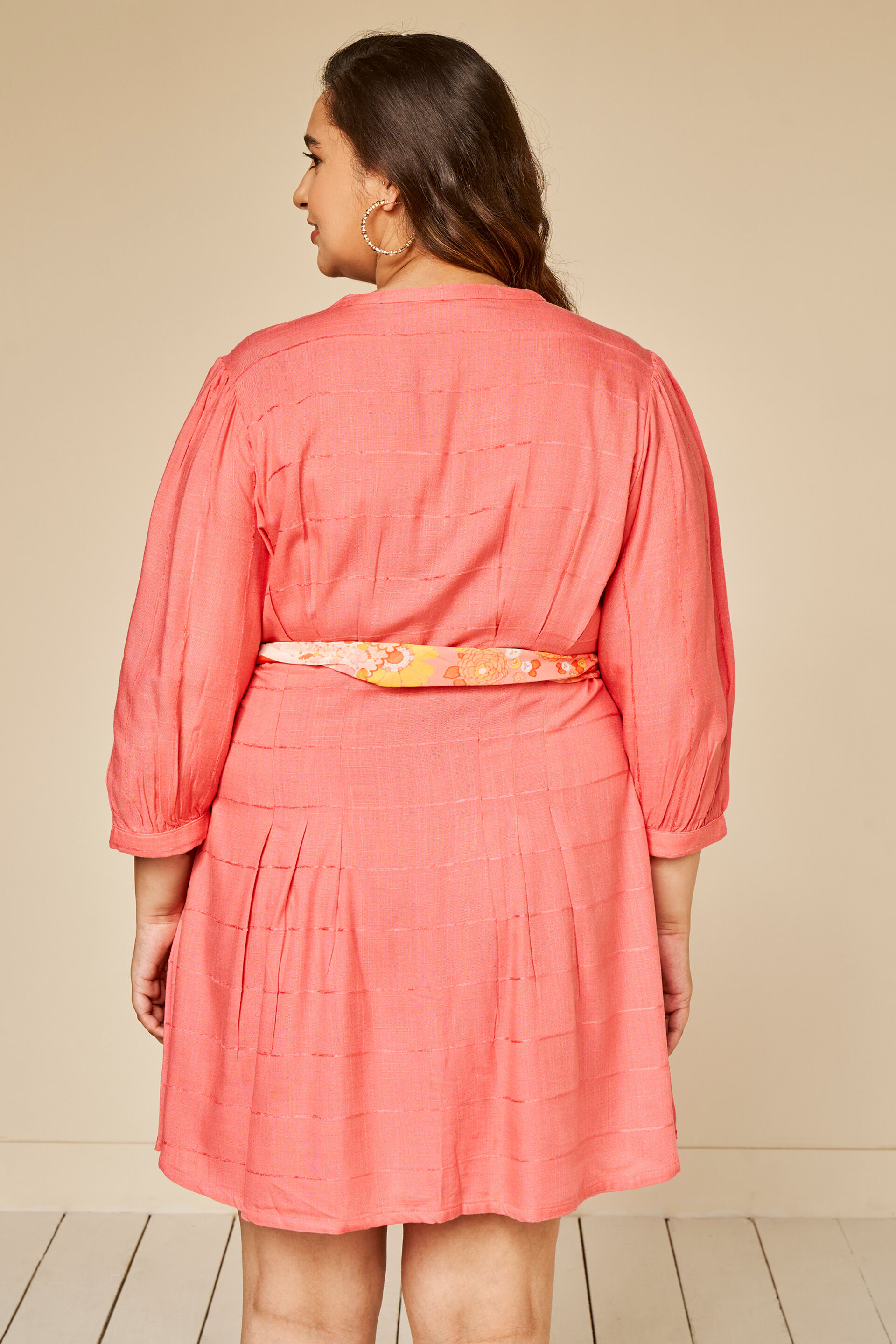 Buy Coral Solid Straight Dress Online at Best Price at ANDIndia